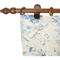 SN DECO GROUP Gardinenstange "Filigrano", 1 läufig-läufig, Fixmaß, 28 mm, Holz, verschiedene Längen und Farben, Komplettset von Sn Deco Group