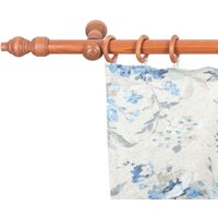 SN DECO GROUP Gardinenstange "Filigrano", 1 läufig-läufig, Fixmaß, 28 mm, Holz, verschiedene Längen und Farben, Komplettset von Sn Deco Group