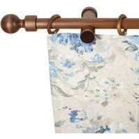 SN DECO GROUP Gardinenstange "Giro", 1 läufig-läufig, Fixmaß, 28 mm, Holz, verschiedenen Längen und Farben, Komplettset von Sn Deco Group
