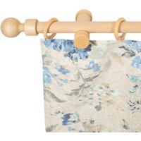 SN DECO GROUP Gardinenstange "Giro", 1 läufig-läufig, Fixmaß, 28 mm, Holz, verschiedenen Längen und Farben, Komplettset von Sn Deco Group