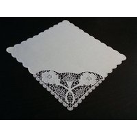 Set Von 2 Vintage Handgemachten Hemstitched White Leinen Doilies.handgemachte Edges.antique Leinen.mutter Geschenk von SnGHandmadeStudio