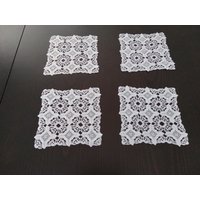 Vintage Crochet Handmade Deckchen. Lace Doilies.antique Leinen.dantelle.spitze Doilies.white Dantelle.tischläufer.geschenk.muttertag von SnGHandmadeStudio