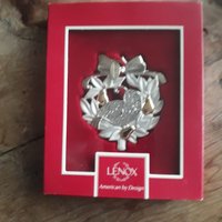Lenox Rebhuhn Im Birnbaum Christbaumschmuck Neu in Box von SnSStashShop