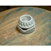 Unterputz-Lampenfassung - Zweiteilige Porzellanschild-Sockel Vintage Marquee Hochwertiges Zubehör Für Ihre Handgefertigten Beleuchtungen, Lampen, Diy Unterputz-Lampenfassung - Zweiteilige Porzellanschild-Sockel Vintage Marquee Hochwertiges Zubehör Für Ihre Handgefertigten Beleuchtungen, Lampen, Diy von SnakeHeadVintage