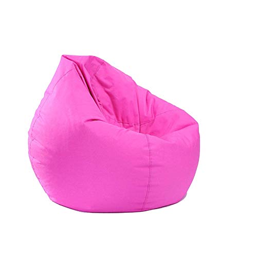 2 in 1 Funktion Sitzsack Sitzkissen Bean Bag, Sitzkissen Bodenkissen Hocker Kinder Sitzsäcke Möbel Kissen Sessel Sofa (Rose Red) von Snaked cat