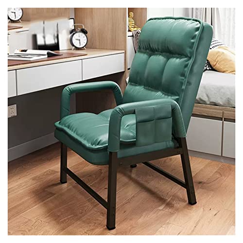 Moderner Leder-Akzentsessel mit verstellbarer Rückenlehne und Ottomane. Ergonomischer Loungesessel mit hoher Rückenlehne und Einzel-Relaxsofa. Bequemer Sessel mit dicker P,Green-Without Ottoman Moderner Leder-Akzentsessel mit verstellbarer Rückenlehne und Ottomane. Ergonomischer Loungesessel mit hoher Rückenlehne und Einzel-Relaxsofa. Bequemer Sessel mit dicker P,Green-Without Ottoman von SnamicE