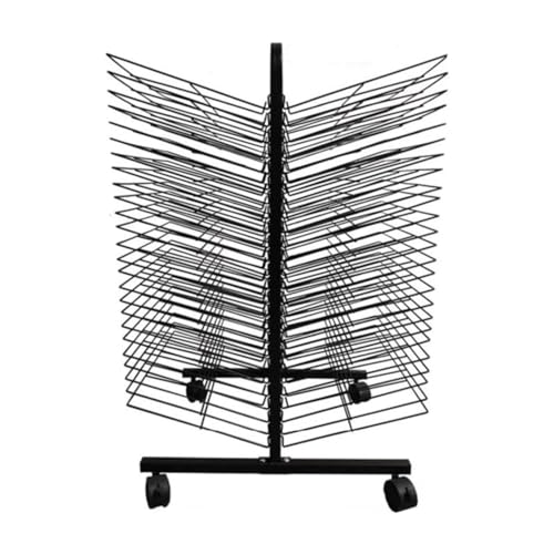 SnamicE 50-lagiger Kunst-Trockenständer,Trockenständer für pädagogische Produkte,Doppelseitiger Aufbewahrungs-Trockenständer, von SnamicE