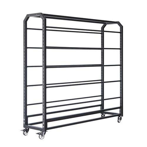 SnamicE 67 Zoll hoher, großer Textilstoff-Aufbewahrungswagen mit Verstellbarer Aufhängestange, Präsentationsständer für Vinylfolien/Fensterfolien/Tapeten zum Farbwechseln,160cm SnamicE 67 Zoll hoher, großer Textilstoff-Aufbewahrungswagen mit Verstellbarer Aufhängestange, Präsentationsständer für Vinylfolien/Fensterfolien/Tapeten zum Farbwechseln,160cm von SnamicE