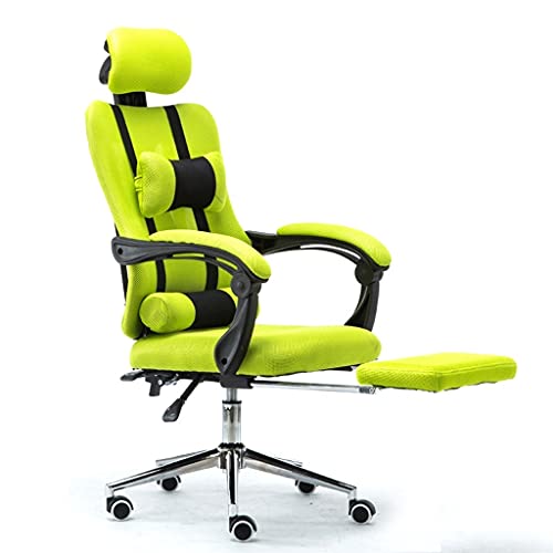SnamicE Ergonomischer Gaming-Stuhl im Racing-Stil mit atmungsaktivem Mesh, Liegefunktion, Fußstütze und anhebbarem Sitz, Racing-Stuhl mit hoher Rückenlehne für den Schreibtisch- u,Yellow SnamicE Ergonomischer Gaming-Stuhl im Racing-Stil mit atmungsaktivem Mesh, Liegefunktion, Fußstütze und anhebbarem Sitz, Racing-Stuhl mit hoher Rückenlehne für den Schreibtisch- u,Yellow von SnamicE