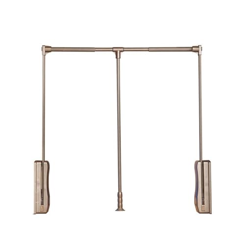 SnamicE Herunterziehbare Kleiderstange, Anhebbare Kleiderstange, Breitenverstellbarer Wäscheständer, Hydraulische Puffer-Garderobenschiene, Kleiderbügelstange,Brown-930,Brown-930 SnamicE Herunterziehbare Kleiderstange, Anhebbare Kleiderstange, Breitenverstellbarer Wäscheständer, Hydraulische Puffer-Garderobenschiene, Kleiderbügelstange,Brown-930,Brown-930 von SnamicE