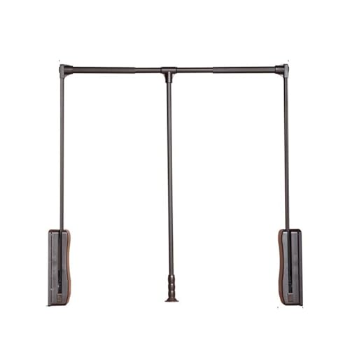 SnamicE Herunterziehbare Kleiderstange, Anhebbare Kleiderstange, Breitenverstellbarer Wäscheständer Hydraulische Puffer-Garderobenschiene, Kleiderbügelstange,Black-930,Black-930 SnamicE Herunterziehbare Kleiderstange, Anhebbare Kleiderstange, Breitenverstellbarer Wäscheständer Hydraulische Puffer-Garderobenschiene, Kleiderbügelstange,Black-930,Black-930 von SnamicE