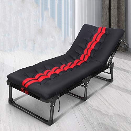 SnamicE Loungesessel Siesta-Relaxsessel Mittagspause Haushalt Schwarz Tragbarer Zusammenklappbarer Multifunktions-Freizeitstuhl Wohnzimmer Schlafzimmer Balkon,A-grau,A-Gray von SnamicE