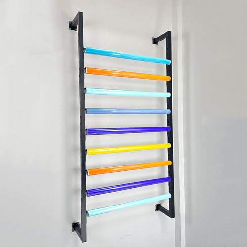 SnamicE Präsentationsständer für Auto-Farbwechselfolien/Fensterfolien für die Garagenwerkstatt, Wandhalterung für Vinylrollen, kommerzielles Metall-Wandregal mit 9 Aufhäng,30cm/11.8in von SnamicE