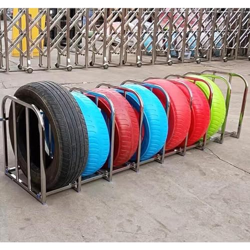 SnamicE Reifenregal aus Edelstahl für den Außenbereich, Reifenständer für Garage, Autowerkstatt, Carport, Keller, Lagerregal für Sattelreifen für Winter/Schnee/Wohnmobil,8 Models SnamicE Reifenregal aus Edelstahl für den Außenbereich, Reifenständer für Garage, Autowerkstatt, Carport, Keller, Lagerregal für Sattelreifen für Winter/Schnee/Wohnmobil,8 Models von SnamicE