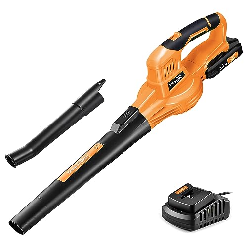 SnapFresh 20 V Battery Leaf Blower with Battery and Charger (Orange) von SnapFresh