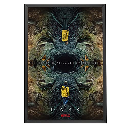 Snapezo Black 24x36 Inches (61x91 cm, Approx) Poster Frame for Movie Posters, Aluminum Profile, Front-Loading Snap Frame von Snapezo