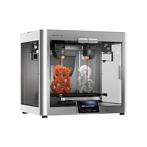 Snapmaker J1s 3D Drucker,IDEX 3D-Drucker 5X Schnelle Geschwindigkeit,FDM 3D Printer mit Unabhängig Dual Extruder Direktantrieb,Dual-Material Druck,4 Druckmodi,Alle Metallstrukturen,Groß Druckvolumen von Snapmaker