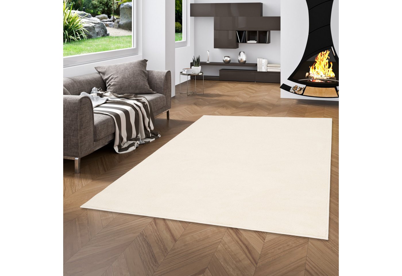 Hochflor-Teppich Luxus Super Soft Hochflor Langflor Teppich Deluxe, Snapstyle, Rechteckig, Höhe: 20 mm von Snapstyle