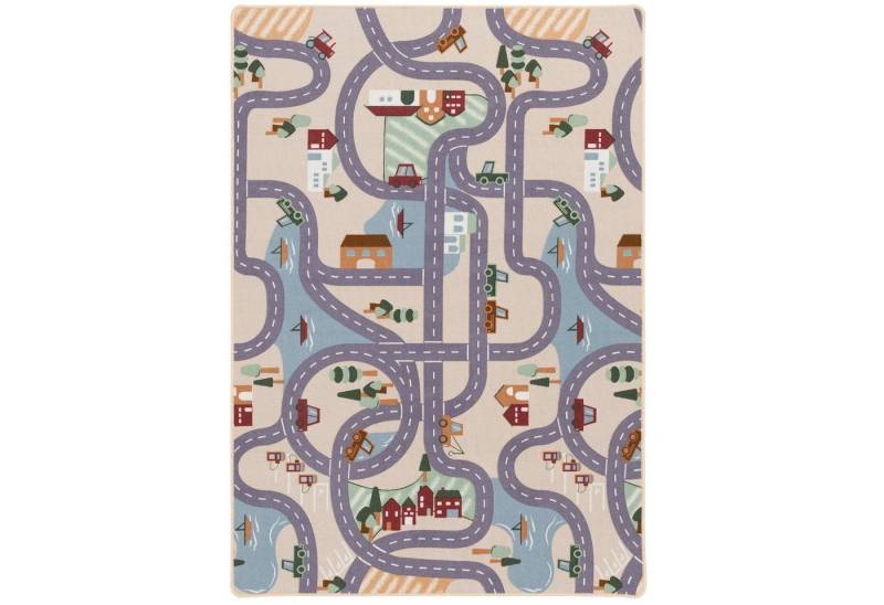 Snapstyle Kinderteppich Kinder Spiel Straßenteppich Fun Town, Rechteckig, Höhe: 4 mm Snapstyle Kinderteppich Kinder Spiel Straßenteppich Fun Town, Rechteckig, Höhe: 4 mm von Snapstyle