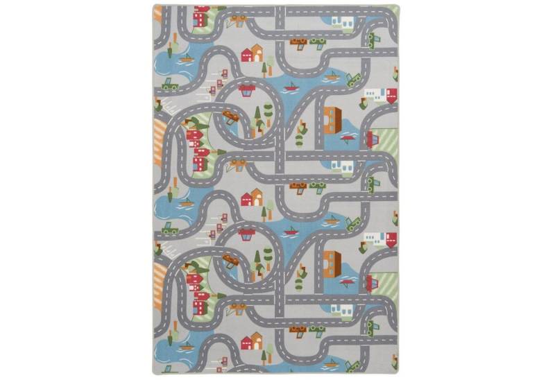 Snapstyle Kinderteppich Kinder Spiel Straßenteppich Fun Town, Rechteckig, Höhe: 4 mm Snapstyle Kinderteppich Kinder Spiel Straßenteppich Fun Town, Rechteckig, Höhe: 4 mm von Snapstyle