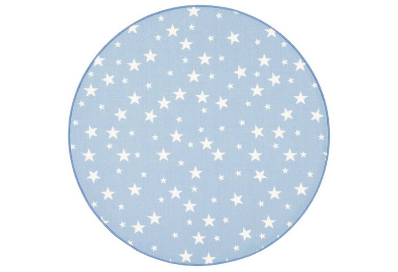 Snapstyle Kinderteppich Kinder Spiel Teppich Sterne Rund, Rund, Höhe: 5 mm von Snapstyle
