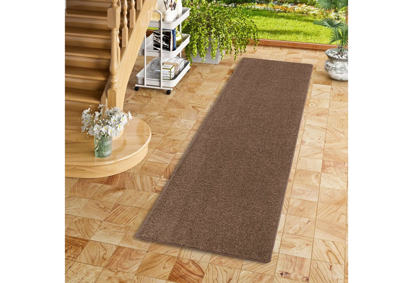 Läufer Hochflor Langflor Teppich Läufer Cottage, Snapstyle, Rechteckig, Höhe: 22 mm von Snapstyle