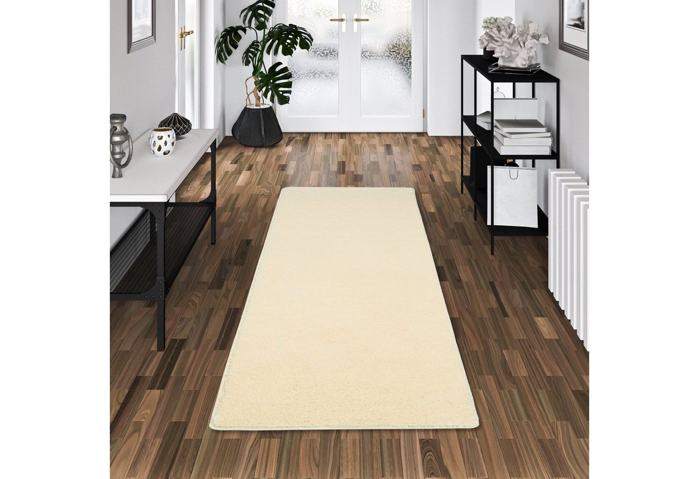 Läufer Hochflor Shaggy Läufer Teppich Palace, Snapstyle, Rechteckig, Höhe: 36 mm von Snapstyle