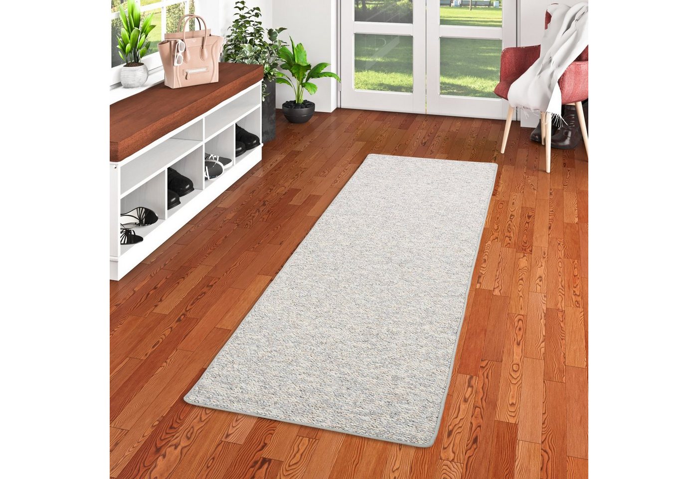 Snapstyle Läufer Woll-Optik Berber Läufer Juna Meliert, Rechteckig, Höhe: 12 mm Snapstyle Läufer Woll-Optik Berber Läufer Juna Meliert, Rechteckig, Höhe: 12 mm von Snapstyle