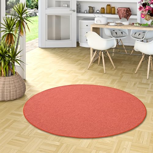 STRONG Feinschlingen Velour Teppich Terrakotta Rund in 7 Größen STRONG Feinschlingen Velour Teppich Terrakotta Rund in 7 Größen von Snapstyle
