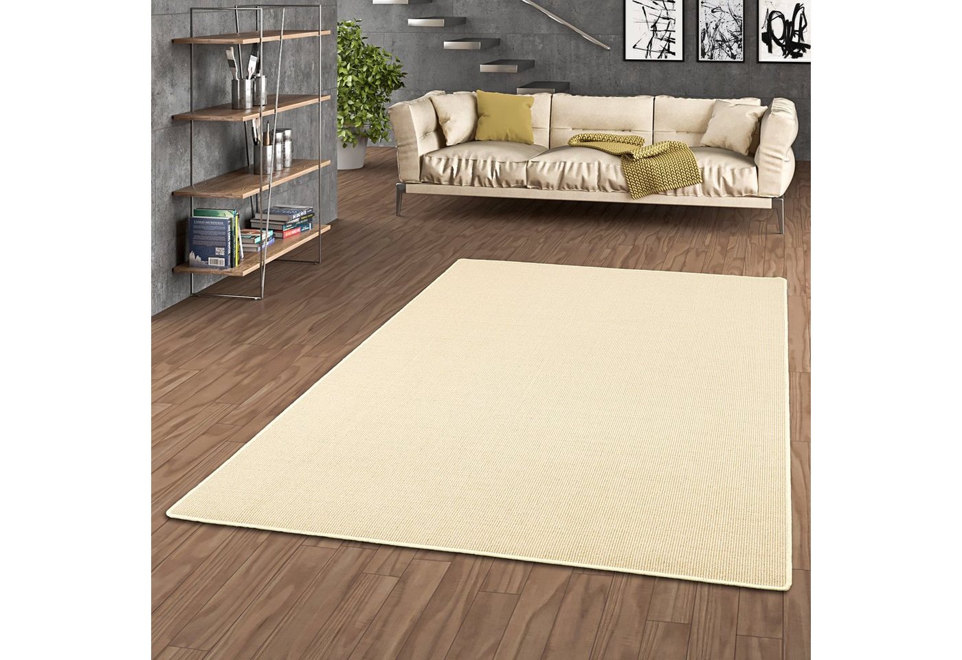 Sisalteppich Sisal Natur Teppich Klassisch, Snapstyle, Eckig, Höhe: 6 mm von Snapstyle