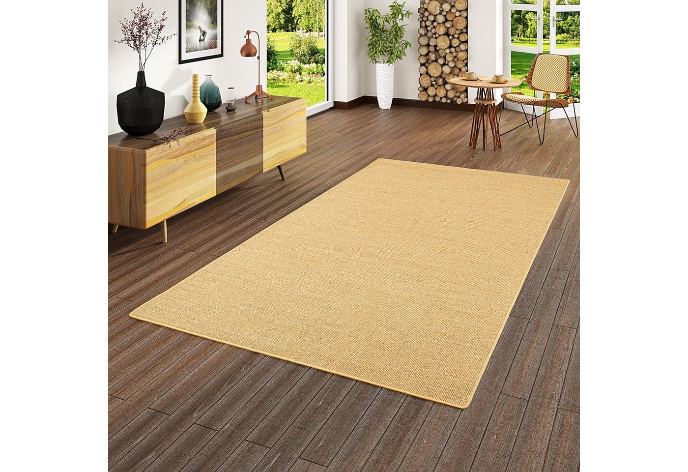 Sisalteppich Sisal Natur Teppich Klassisch, Snapstyle, Eckig, Höhe: 6 mm von Snapstyle