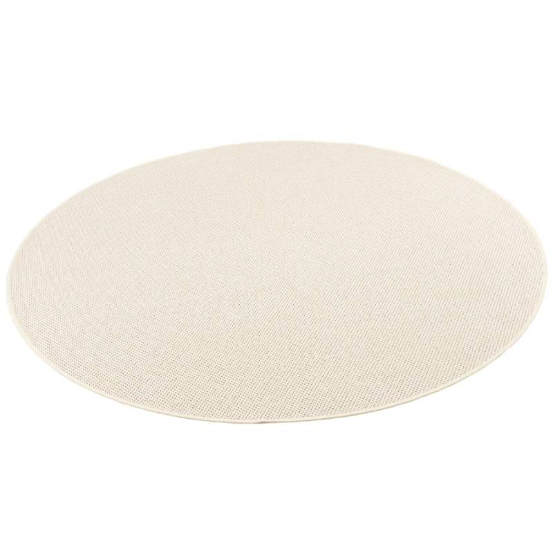 Snapstyle Bentzon Natur Flachgewebe Teppich Sand 133cm Rund von Snapstyle