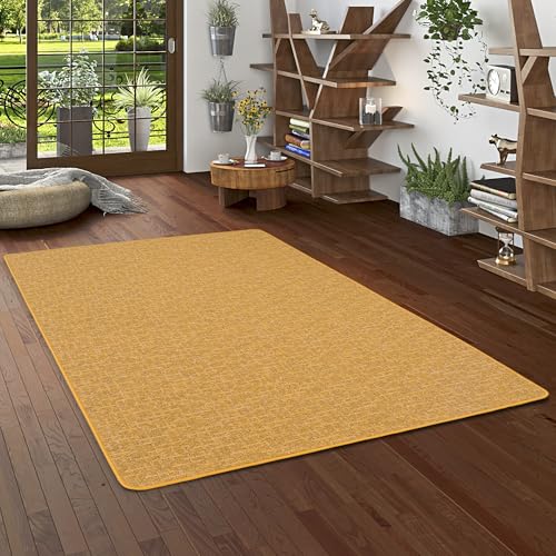 Snapstyle Feinschlingen Teppich Niva - Melierter Designer Teppich aus 100% Polypropylen, Pflegeleicht & Strapazierfähig, Modern für Wohnzimmer, Flur & Läufer, Langlebig und Robust in Creme von Snapstyle
