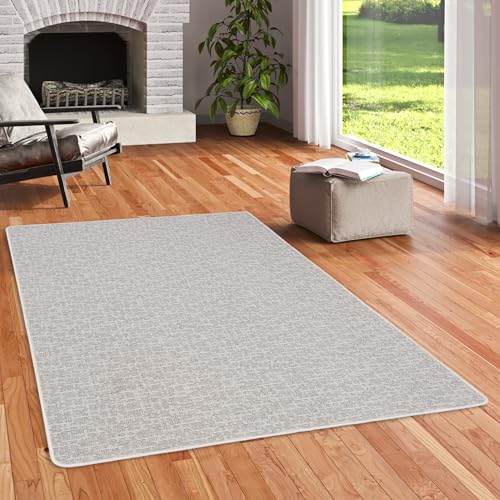Snapstyle Feinschlingen Teppich Niva - Melierter Designer Teppich aus 100% Polypropylen, Pflegeleicht & Strapazierfähig, Modern für Wohnzimmer, Flur & Läufer, Langlebig und Robust in Creme von Snapstyle