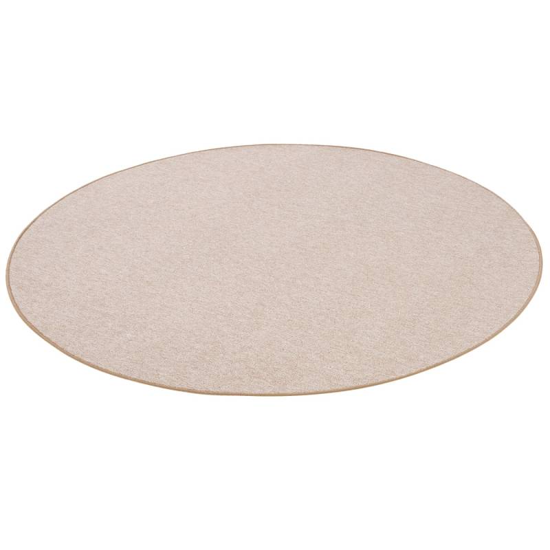 Snapstyle Feinschlingen Velour Teppich Strong Beige 160cm Rund von Snapstyle