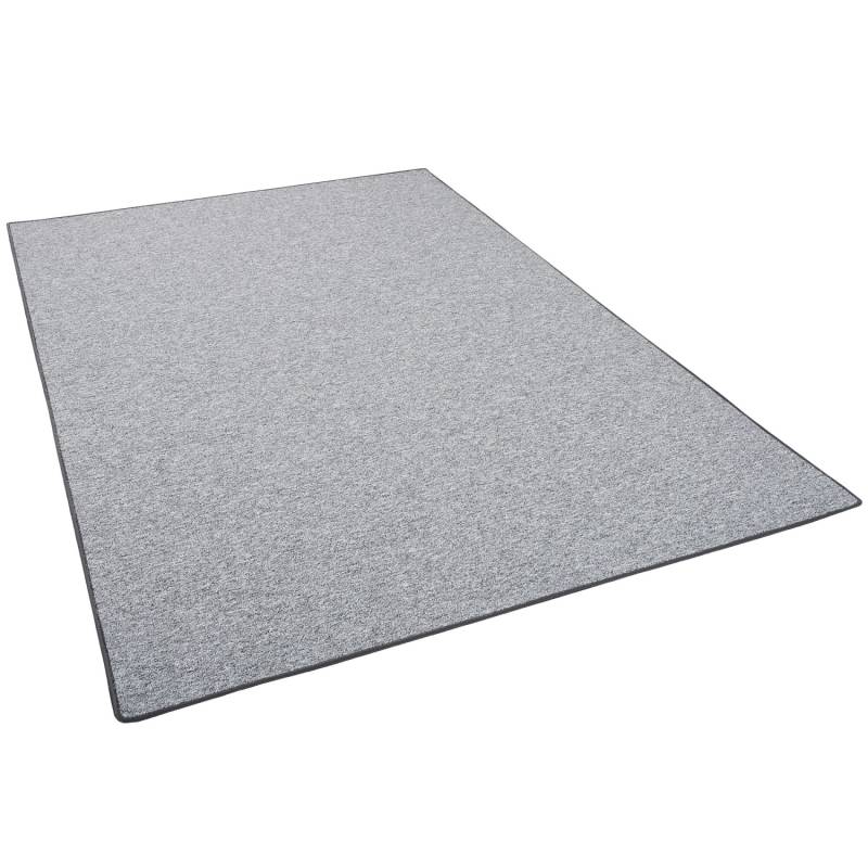 Snapstyle Feinschlingen Velour Teppich Strong Silbergrau 100x400cm von Snapstyle