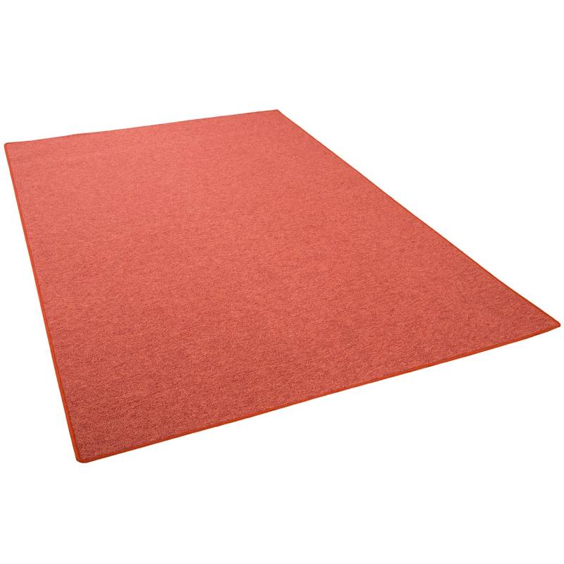 Snapstyle Feinschlingen Velour Teppich Strong Terrakotta 200x200cm von Snapstyle