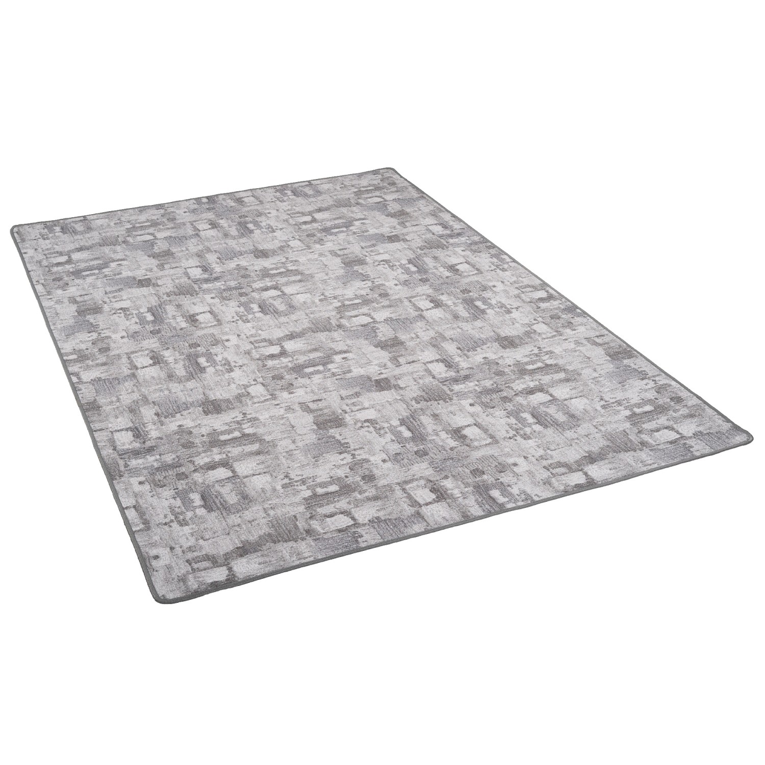 Snapstyle Feinschlingen Velour Teppich Strong Trend Hellgrau 100x100cm Snapstyle Feinschlingen Velour Teppich Strong Trend Hellgrau 100x100cm von Snapstyle