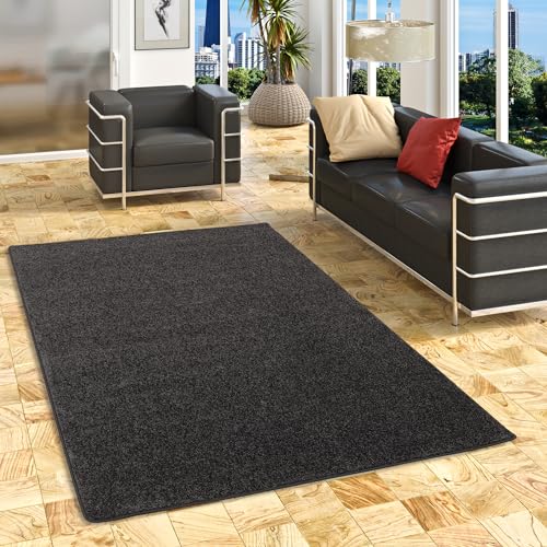 Snapstyle Hochflor Langflor Teppich Cottage Anthrazit in 24 Größen von Snapstyle