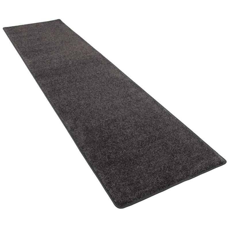 Snapstyle Hochflor Langflor Teppich Läufer Cottage Anthrazit 80x400cm von Snapstyle