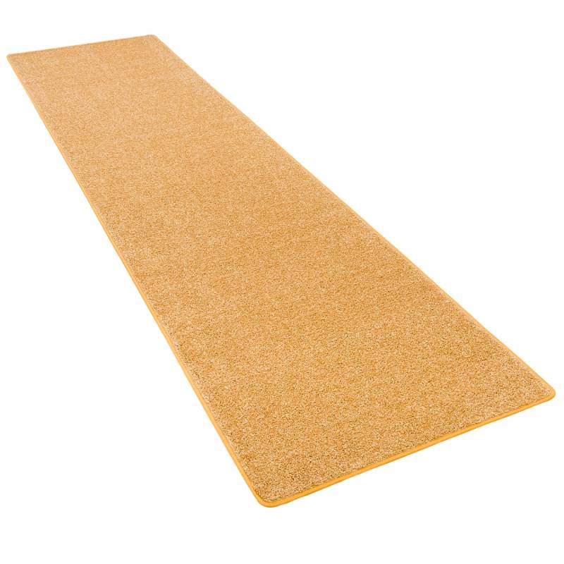 Snapstyle Hochflor Langflor Teppich Läufer Cottage Curry 80x160cm von Snapstyle