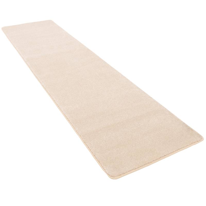 Snapstyle Hochflor Luxus Velours Läufer Teppich Touch Beige 100x400cm Snapstyle Hochflor Luxus Velours Läufer Teppich Touch Beige 100x400cm von Snapstyle