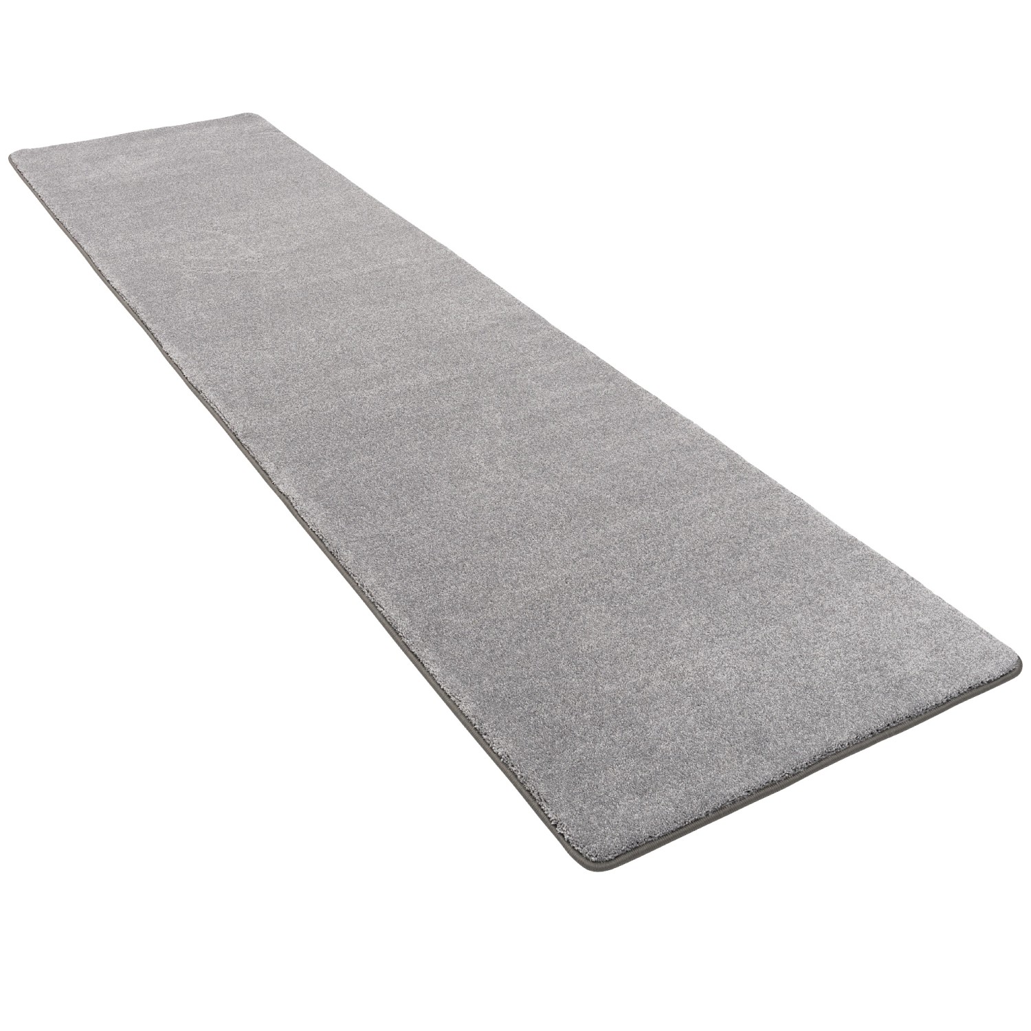 Snapstyle Hochflor Luxus Velours Läufer Teppich Touch Grau 80x400cm Snapstyle Hochflor Luxus Velours Läufer Teppich Touch Grau 80x400cm von Snapstyle