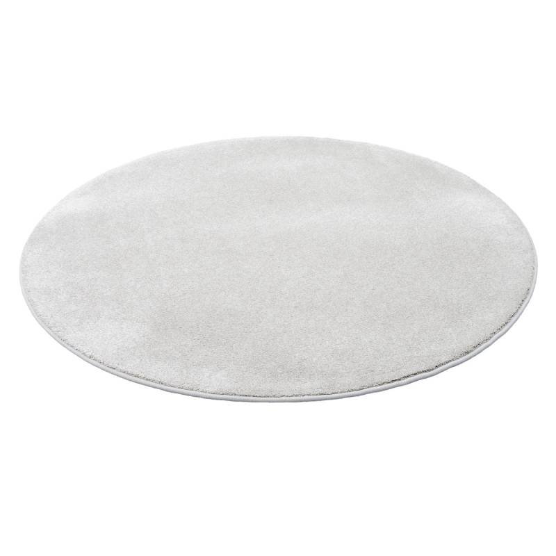 Snapstyle Hochflor Luxus Velours Teppich Touch Rund Champagner 200x200cm von Snapstyle
