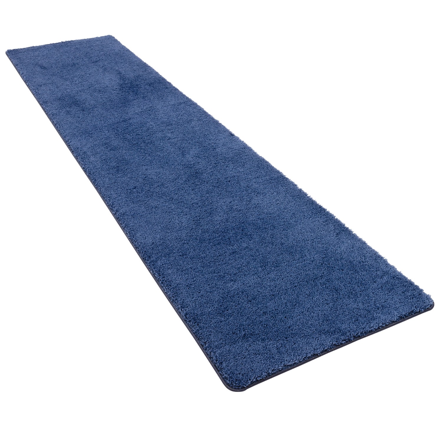 Snapstyle Hochflor Shaggy Läufer Teppich Palace Dunkelblau 80x400cm Snapstyle Hochflor Shaggy Läufer Teppich Palace Dunkelblau 80x400cm von Snapstyle