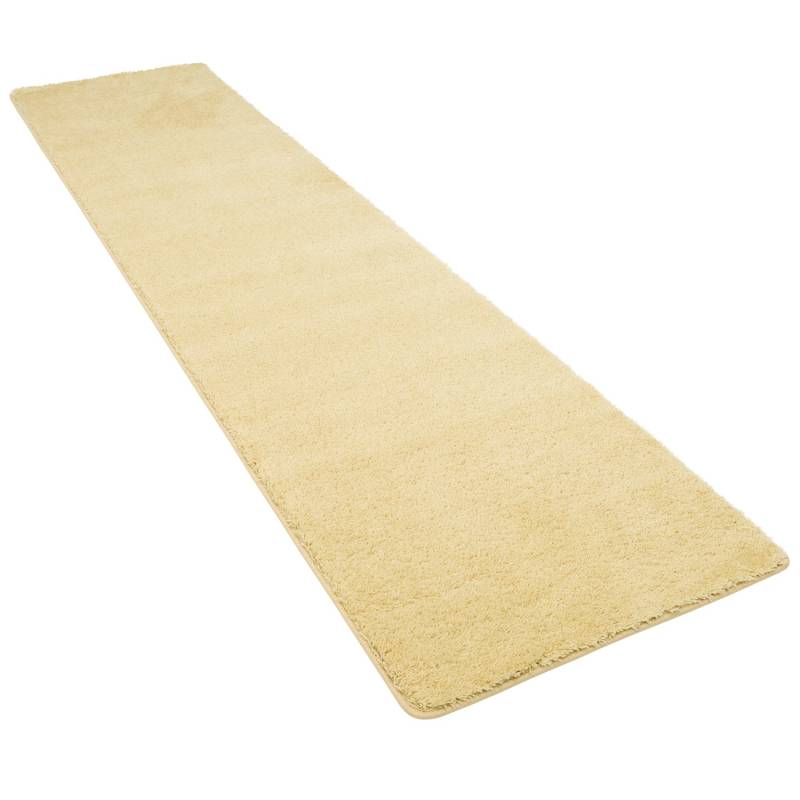 Snapstyle Hochflor Shaggy Läufer Teppich Palace Natur 80x200cm von Snapstyle