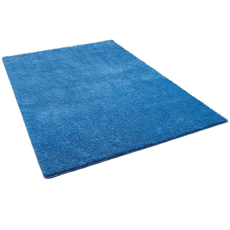 Snapstyle Hochflor Shaggy Teppich Palace Blau 200x300cm von Snapstyle