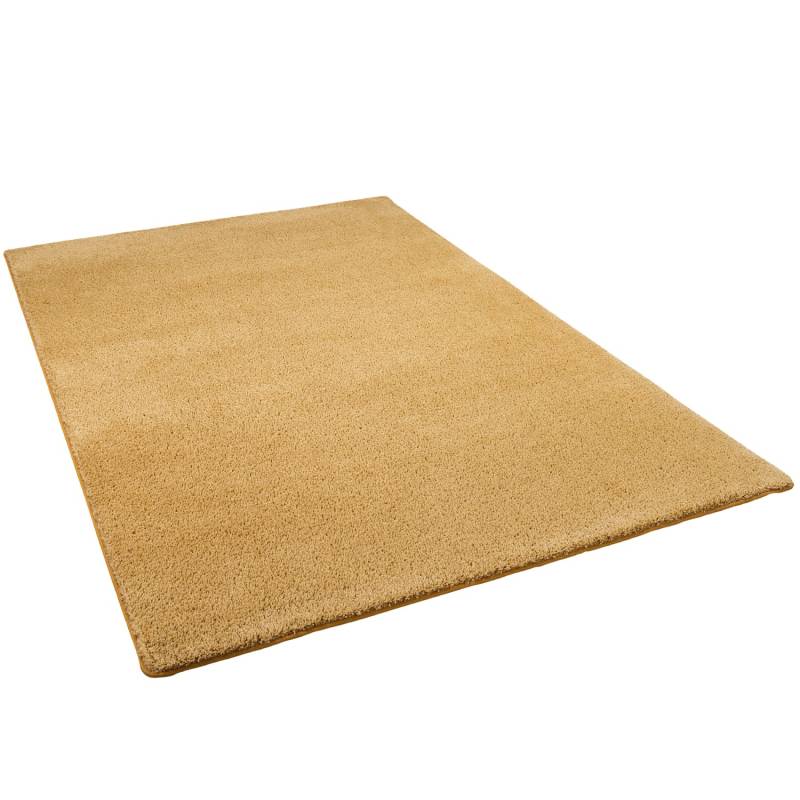 Snapstyle Hochflor Shaggy Teppich Palace Curry 200x250cm von Snapstyle