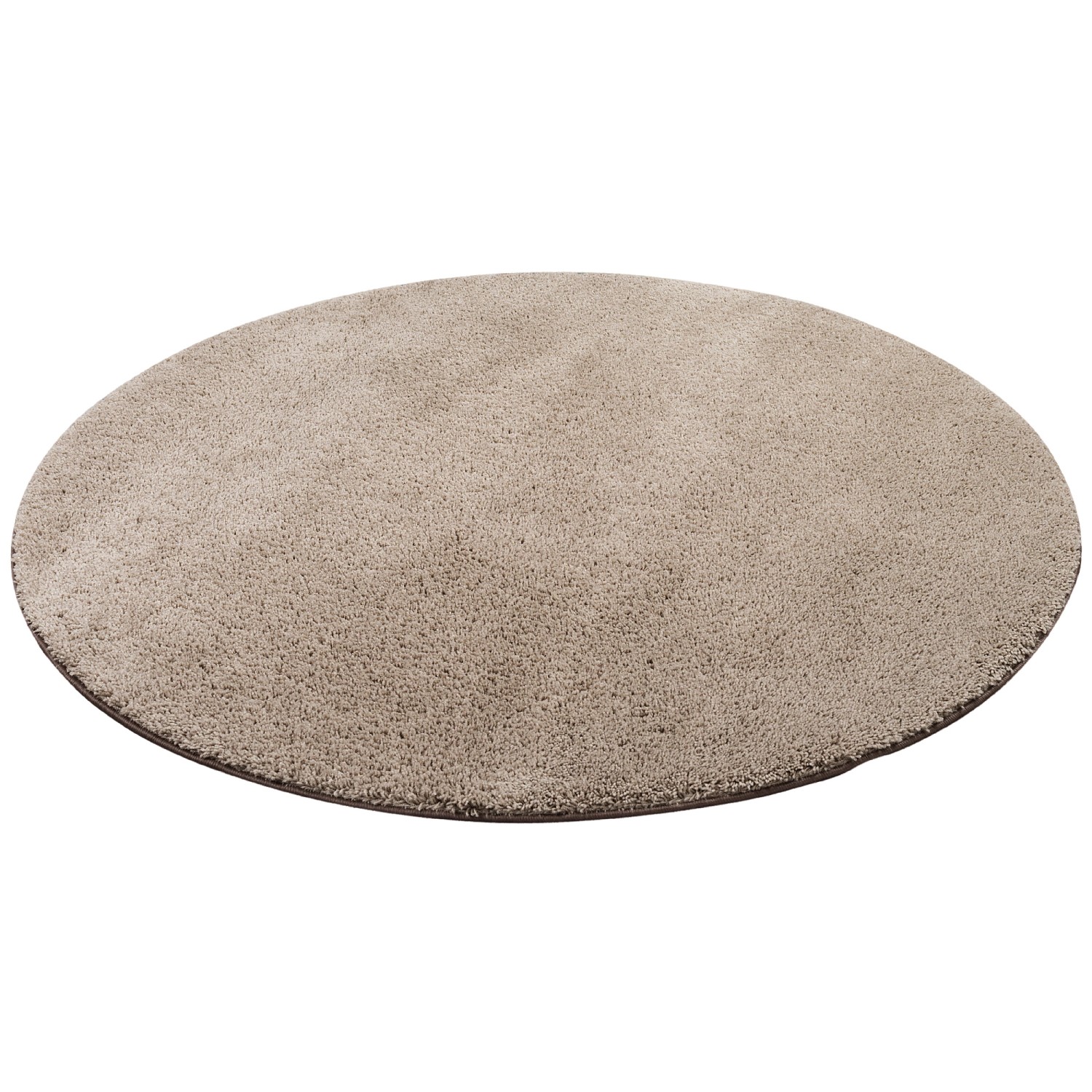 Snapstyle Hochflor Shaggy Teppich Palace Rund Taupe 200x200cm Snapstyle Hochflor Shaggy Teppich Palace Rund Taupe 200x200cm von Snapstyle