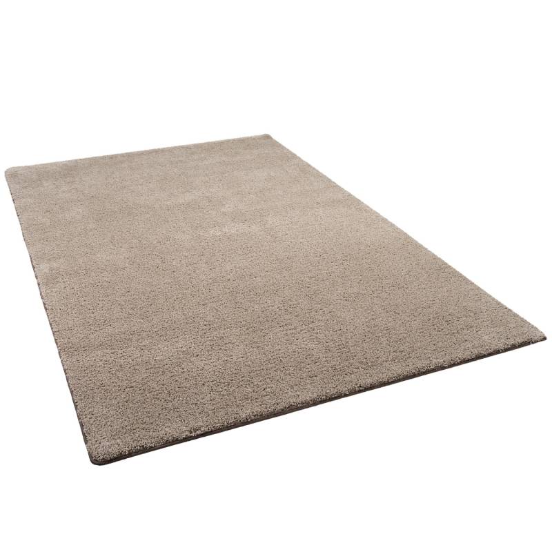 Snapstyle Hochflor Shaggy Teppich Palace Taupe 100x100cm von Snapstyle